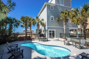 A heated pool - Book Now for Holidays! Spectacular Views! Private Pool! Fire Pit! (Cape San Blas)