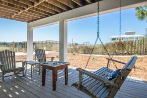 Terrace/patio - Spectacular Views! Private Pool! Fire Pit! (Cape San Blas)