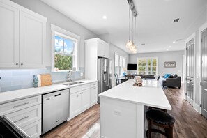 Fridge, microwave, oven, stovetop - Holiday Availabilty! Dog-Friendly! Gulf Views! Community Pool!  Walk to Beach! (Port St Joe)