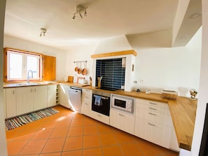 Fridge, microwave, oven, stovetop - Recommended for families (Daroeiras - Malavado - São Teotónio)