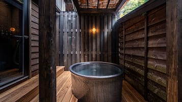 Main Building 101, Semi-open-air Bath, Non Smoking | Bathroom | Separate bathtub and shower, deep-soaking bathtub, designer toiletries