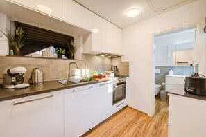 家庭別墅, 多間臥室 (Casa Elvezia) | 私人廚房 | 電冰箱、烤箱、爐台、洗碗機