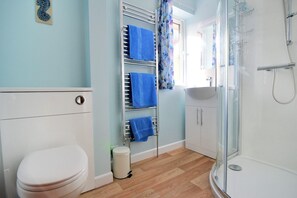 Ferienhaus | Badezimmer | Dusche, Haartrockner