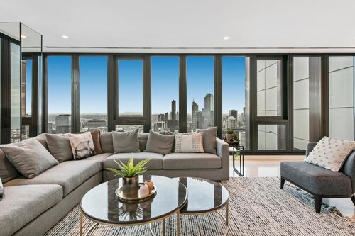 Melbourne City Apartments Panoramic Skyview Penthouse