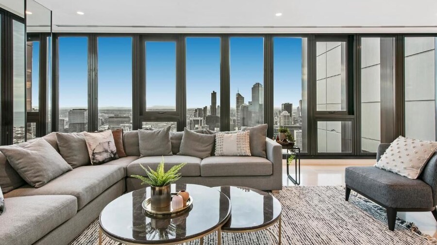 Melbourne City Apartments Panoramic Skyview Penthouse