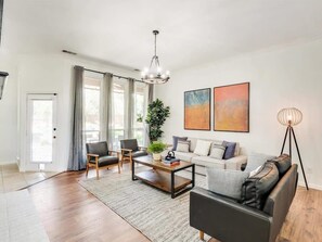 TV, fireplace, table football, stereo