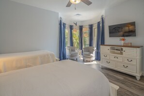 4 bedrooms, iron/ironing board, free WiFi, bed sheets