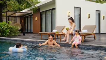 Villa Présidentielle, 3 chambres, vue mer (Private Pool) | Terrasse/Patio