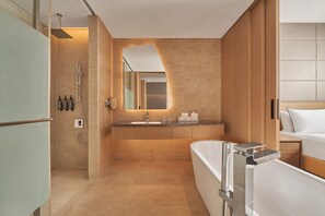 Separate tub and shower, rainfall showerhead, designer toiletries - The Westin Resort & Spa Cam Ranh (Cam Lam)