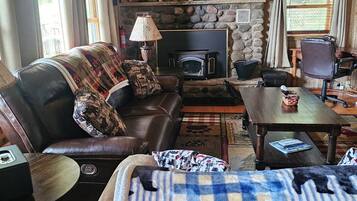 TV connectée, cheminée