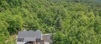 The Charming Place | Pet Friendly Hendersonville Retreat with Hot Tub, Fire Pit & View Overlook