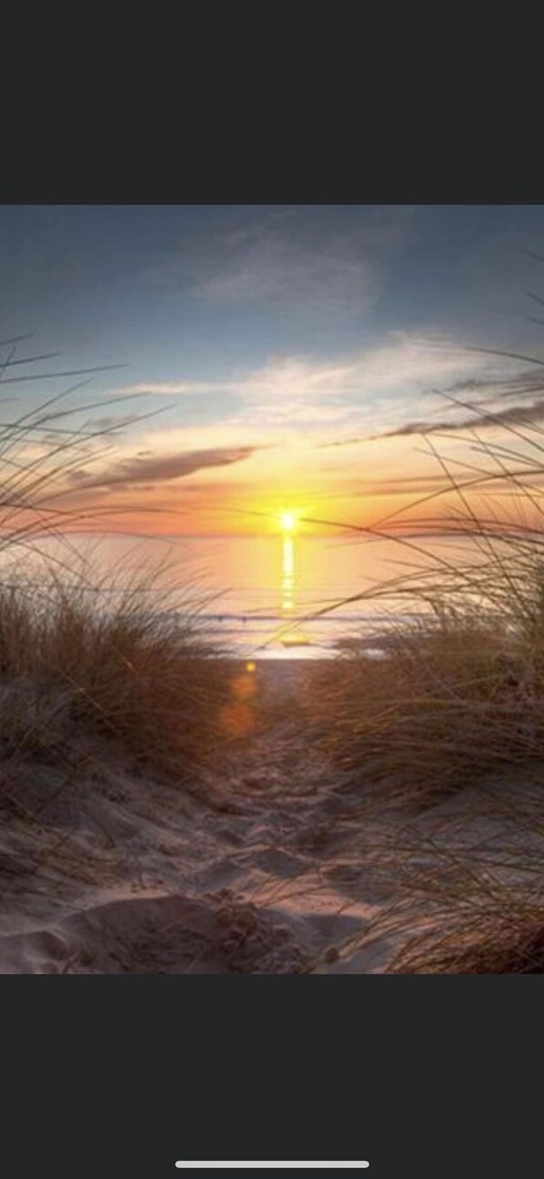 Chaise longue, serviettes de plage