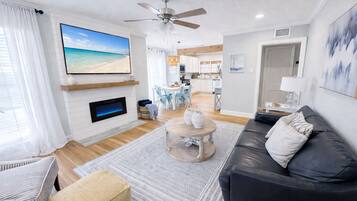 TV connectée, cheminée