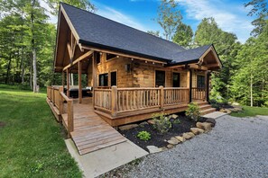 Exterior - Private Cabin with Hot Tub, Massage Chair, Pool, TT & Arcade Games (logan)
