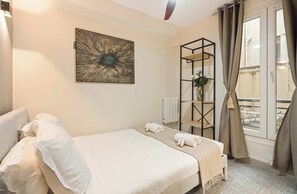 1 soveværelse, strygejern/strygebræt, weekendseng, sengetøj