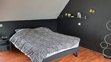 2 chambres, fer et planche Ă repasser, lit parapluie, Wi-Fi gratuit