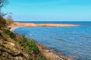 Vlak bij het strand