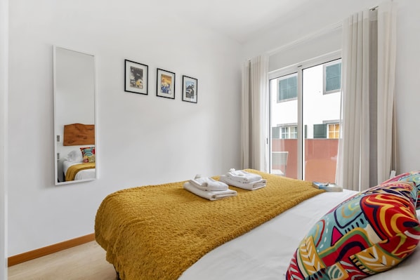 1 bedroom, iron/ironing board, travel crib, free WiFi
