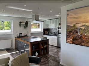 Fridge, oven, stovetop, dishwasher - SUNRISE with large terrace and far-reaching views (Pirmasens-Erlenbrunn)