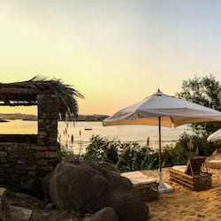 Private beach