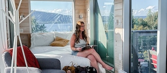 Eagles Nest Converted Shipping Container at Sally's Brook Wilderness Cabins