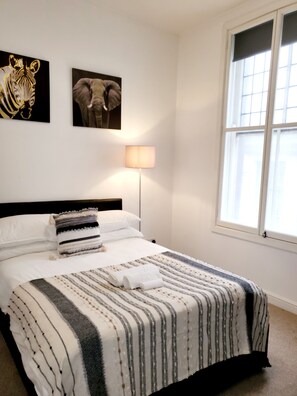 Apartment, 2 Queen Beds | 2 bedrooms, iron/ironing board, free WiFi, bed sheets - Remarkable 2-bed Apartment in Huddersfield (Huddersfield)