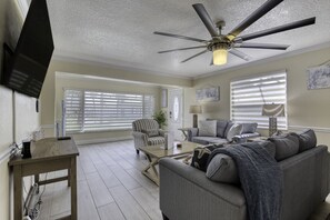 TV connectée, cheminée