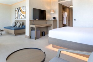 Suite, 1 King Bed, Sea View (Turquoise Suite) | Bed sheets - The Bo Vue Hotel Bodrum, Curio Collection by Hilton (Bodrum)