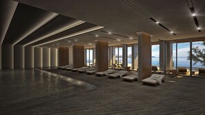 Indoor pool, outdoor pool