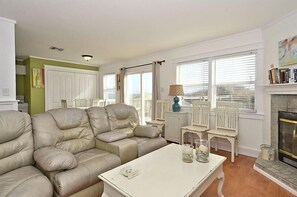 تلفزيون، مدفأة، مشغل دي في دي