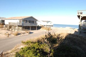 Exterior - Semi-oceanfront with a hot tub in quiet South Nags Head! (Nags Head)