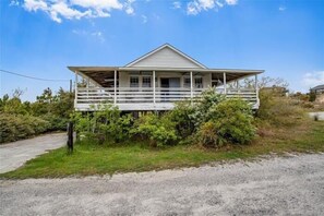 Exterior - Old Nags Head style with wrap around porch! Soundside Rd in Nags Head! (Nags Head)
