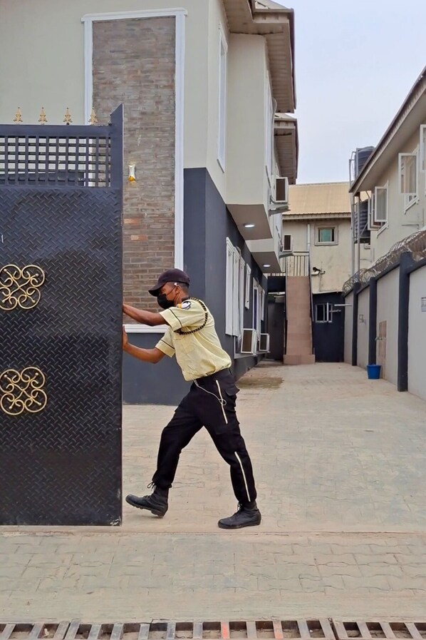 Enceinte de l’hébergement