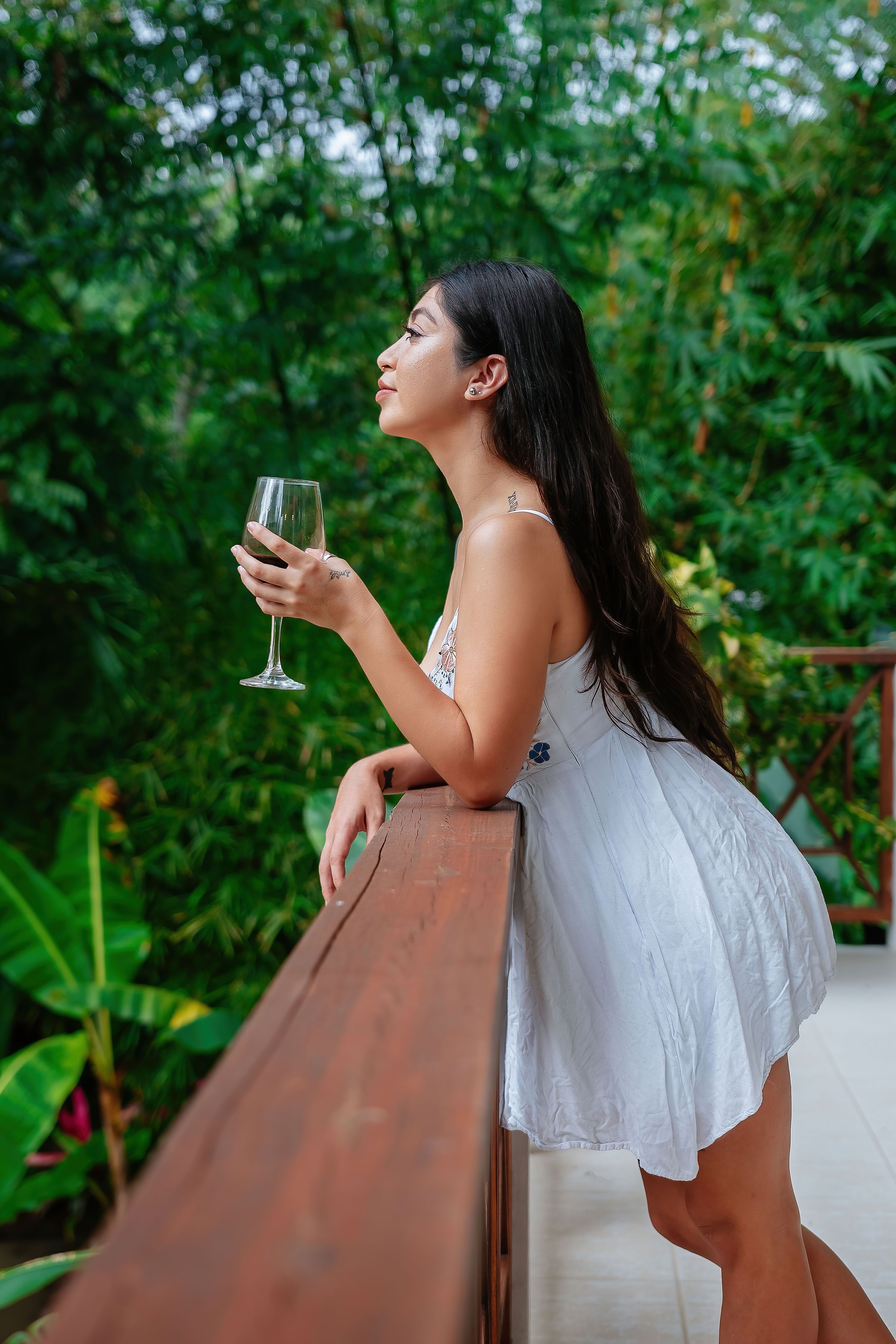 Biệt thự Cao cấp, 1 giường cỡ king, không hút thuốc, bồn tắm (Jungle Villa) | Hiên