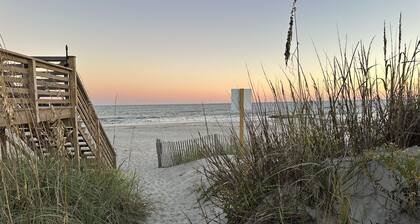 Ocean view 2BR • Deck + Parking • 100 Ft to Beach • Walk to Dining & Nightlife