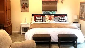 1 bedroom, in-room safe, iron/ironing board, free WiFi