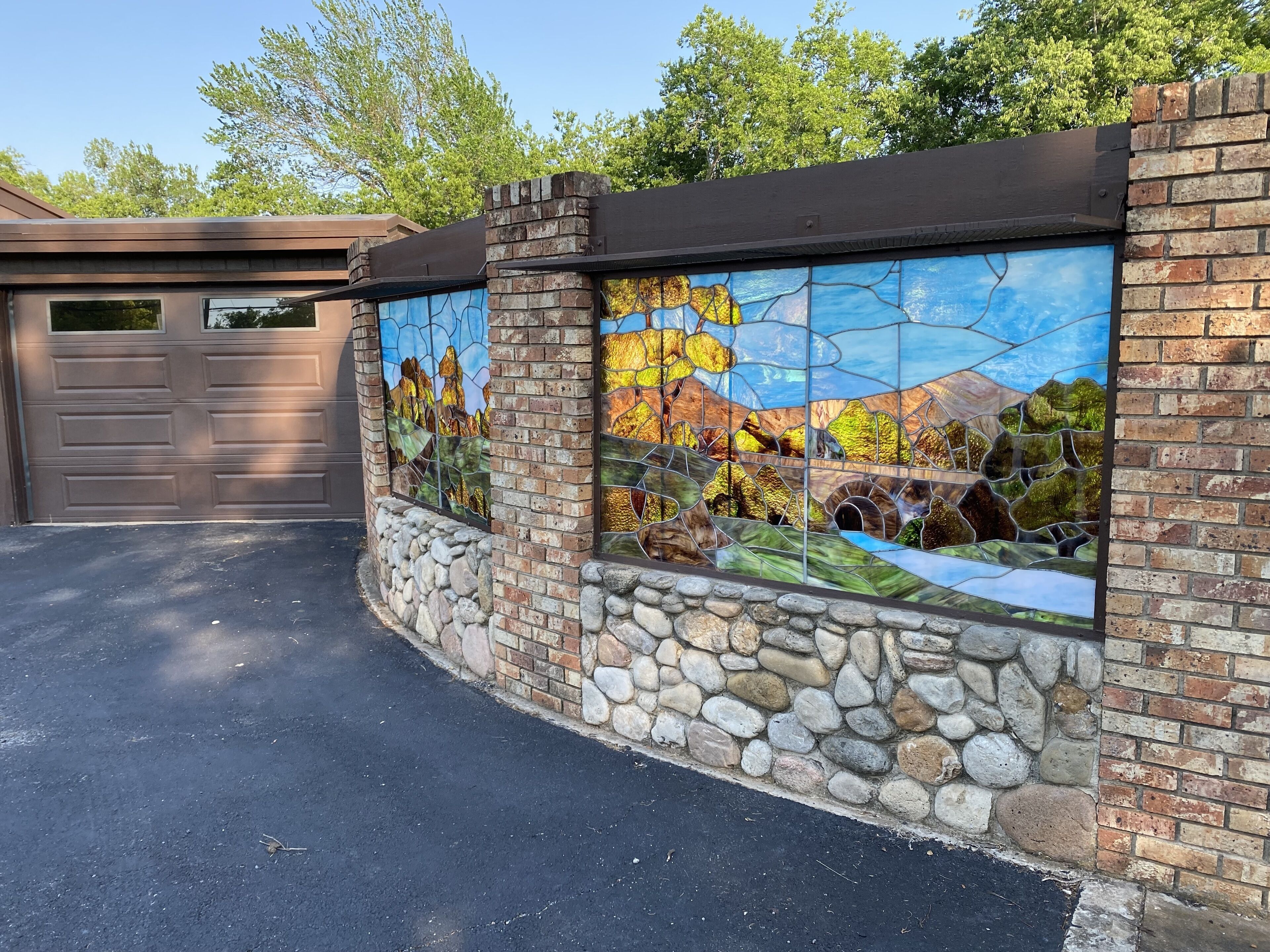 The garage space provided to our guest. Oversized vehicles will park outside.