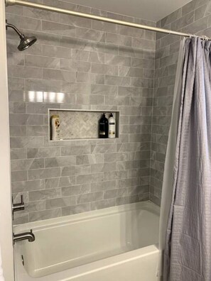 Hair dryer, towels