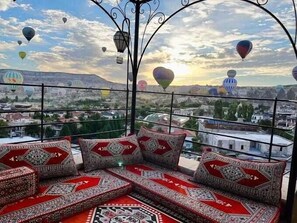 Terrace/patio - Balloon View Hotel (Nevsehir)