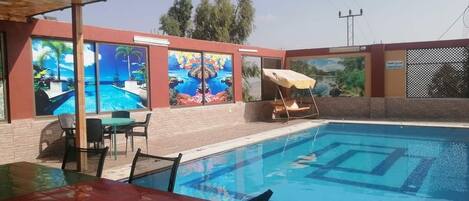 Indoor pool, outdoor pool