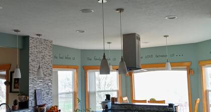 The House on the Hill. Spacious and beautiful home close to everything you need!