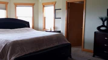 5 chambres, bureau, Wi-Fi gratuit, draps fournis