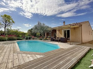 Outdoor pool - Villa la Bastide des Cavaliers 8 people L'isle sur la Sorgue (L'Isle-sur-la-Sorgue)