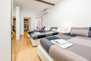 Family Apartment | 1 bedroom, premium bedding, memory foam beds, individually decorated