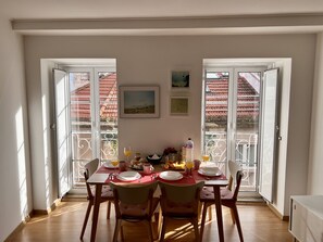 Standard Apartment, Multiple Beds, Courtyard View | Balcony view
