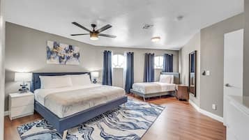 8 makuuhuonetta, silitysrauta/-lauta, Wi-Fi, vuodevaatteet