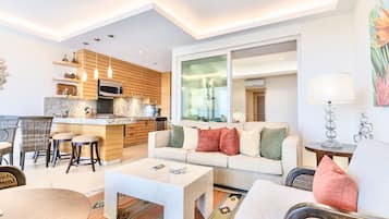 Premier Condo | Living area | 42-inch Smart TV with digital channels, TV