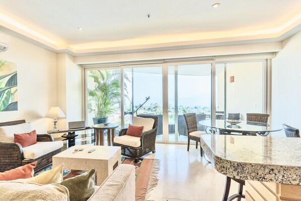 Premier Condo | Living area | 42-inch Smart TV with digital channels, TV