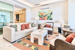 Premier Condo | Living area | 42-inch Smart TV with digital channels, TV