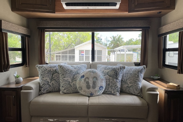 Smart TV, fireplace, DVD player, books